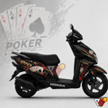 Honda Dio - Poker Wrap