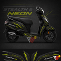 TVS Jupiter 125 - Stealth & Neon Wrap