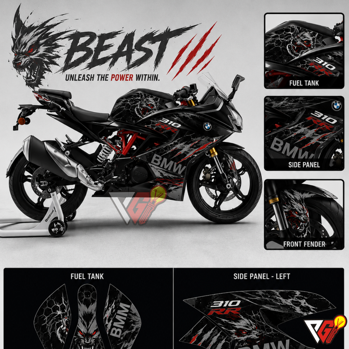 BMW RR310 - Beast Wrap
