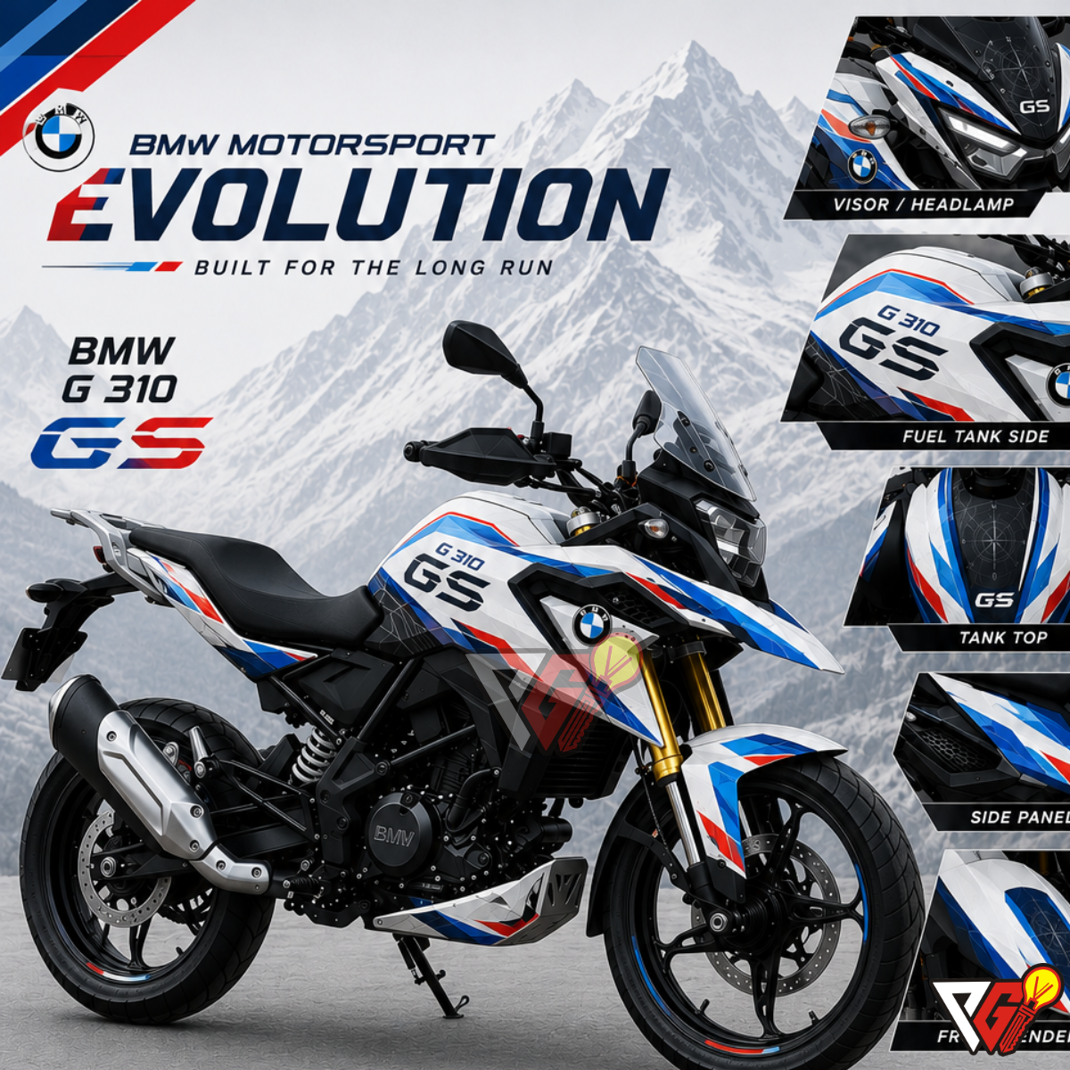 BMW G310GS - Motorsport Evolution Wrap