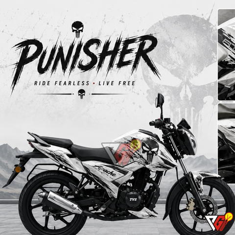 TVS Apache RTR 160 4V - Punisher Wrap
