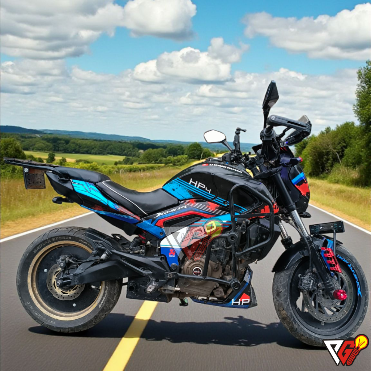 Bajaj Dominar - Sport Racing Livery Wrap