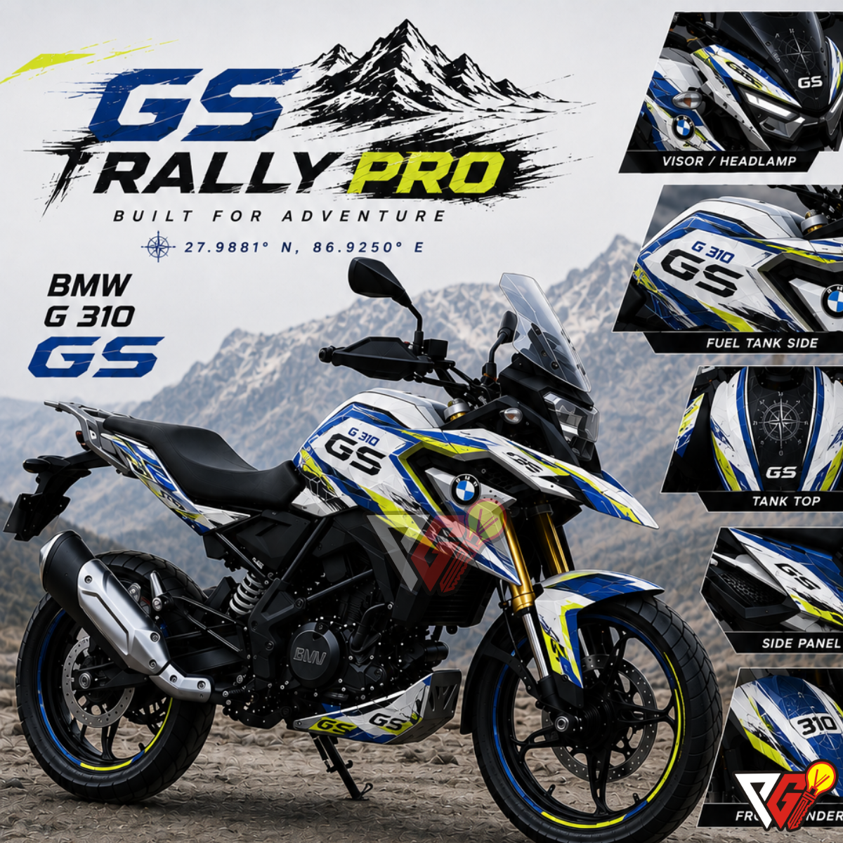 BMW G310GS - Rally Pro Wrap