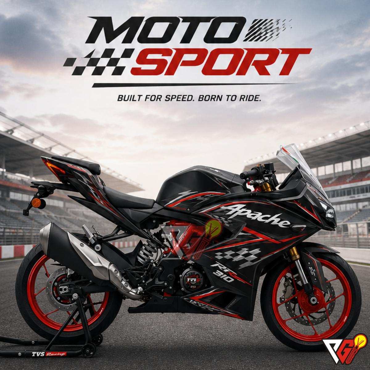 TVS Apache RR 310 - Moto Sport Wrap