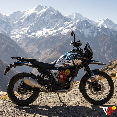 Royal Enfield Himalayan 450 - Blue Glacier Wrap