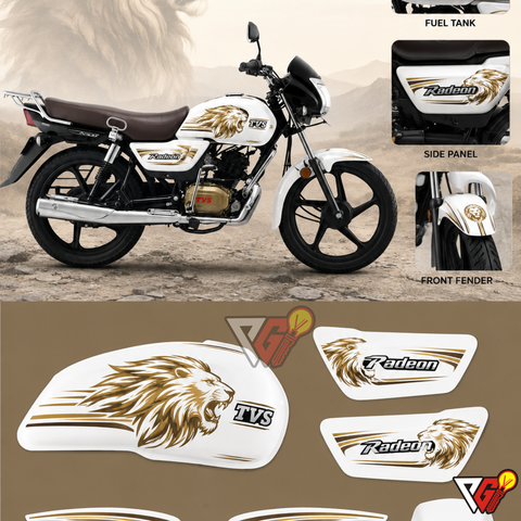 TVS Radeon - Golden Lion Wrap