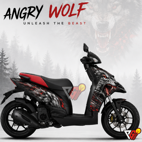 Aprilia SR150 - Angry Wolf Wrap