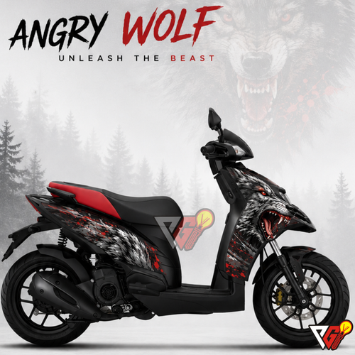 Aprilia SR150 - Angry Wolf Wrap