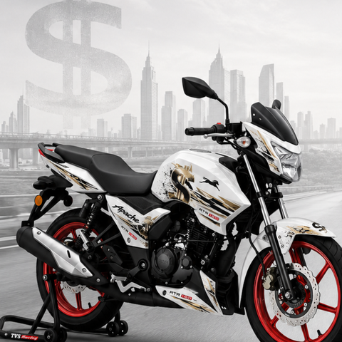 TVS Apache RTR 160 - Dollar Wrap