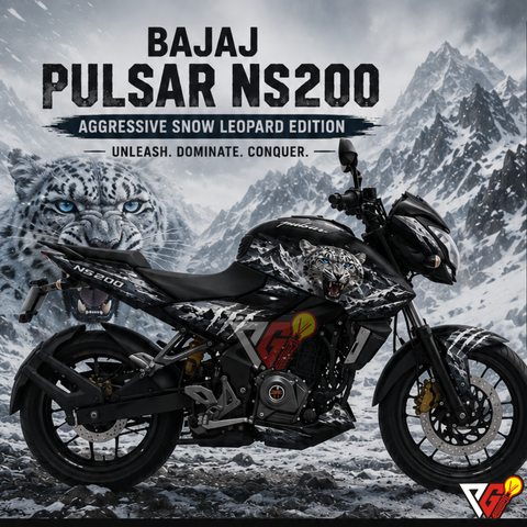 Bajaj Pulsar NS 125-200 - Snow Leopard Wrap