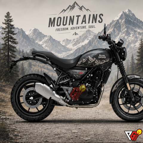 Royal Enfield Guerrilla 450 - Mountains Wrap
