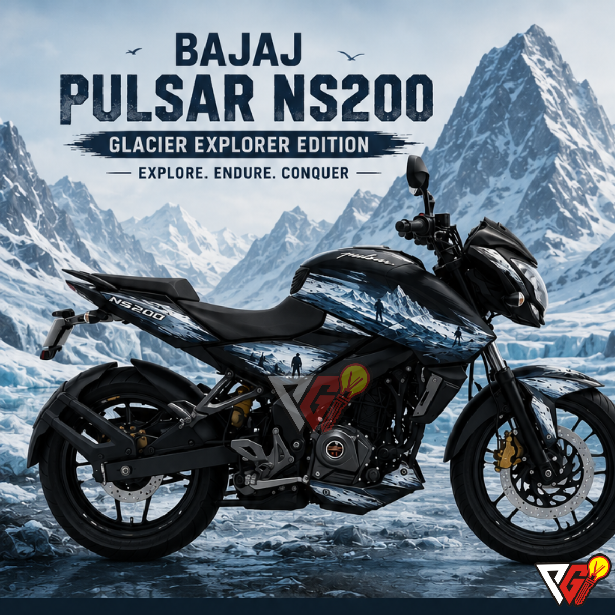 Bajaj Pulsar NS 125-200 - Glacier Explorer Wrap