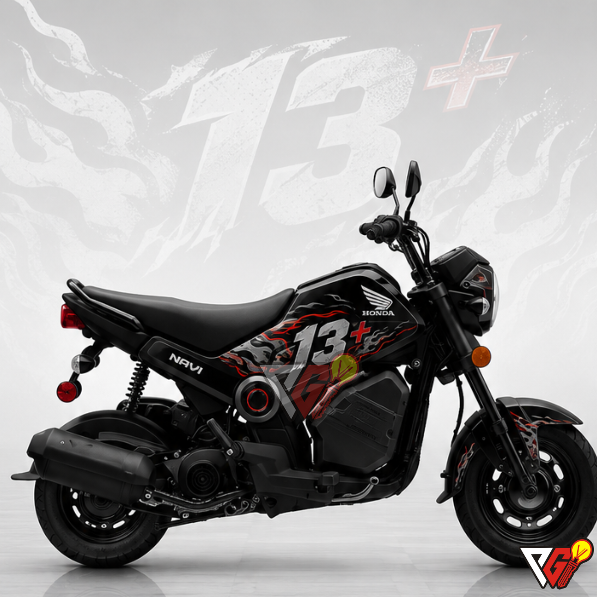Honda Navi - 13+ Flame Wrap
