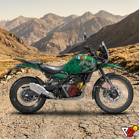 Royal Enfield Himalayan 450 - Green Topo Wrap