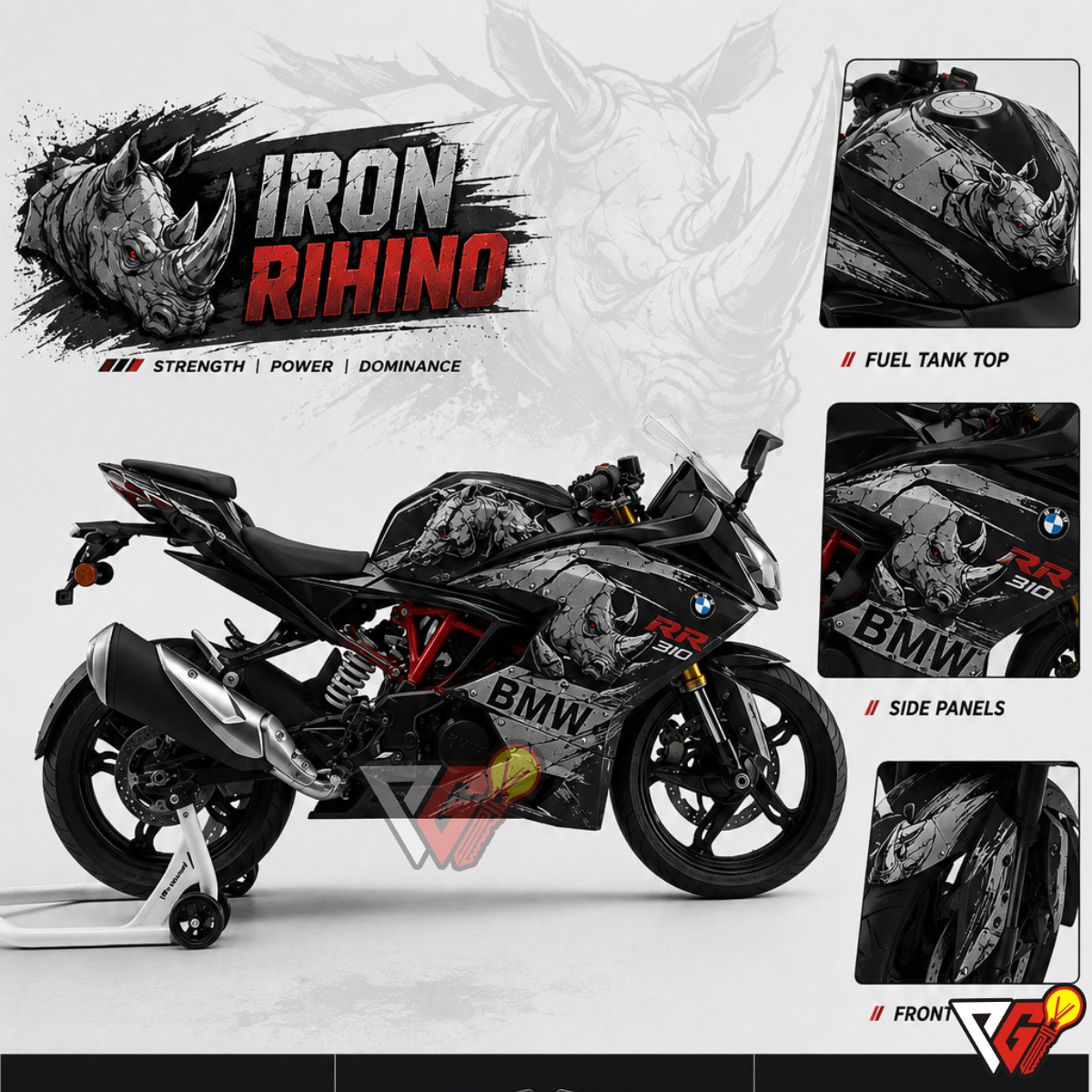 BMW RR310 - Iron Rhino Wrap