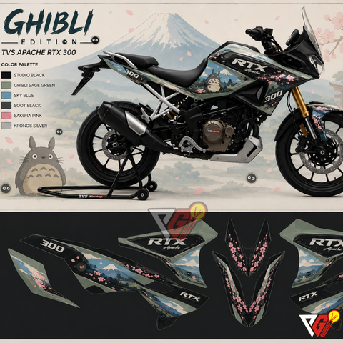 TVS Apache RTX 300 - Ghibli Edition Wrap