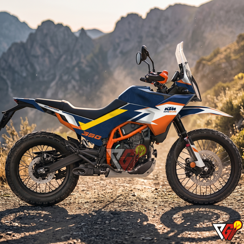 KTM 390 Adventure - Adventure Blue Wrap