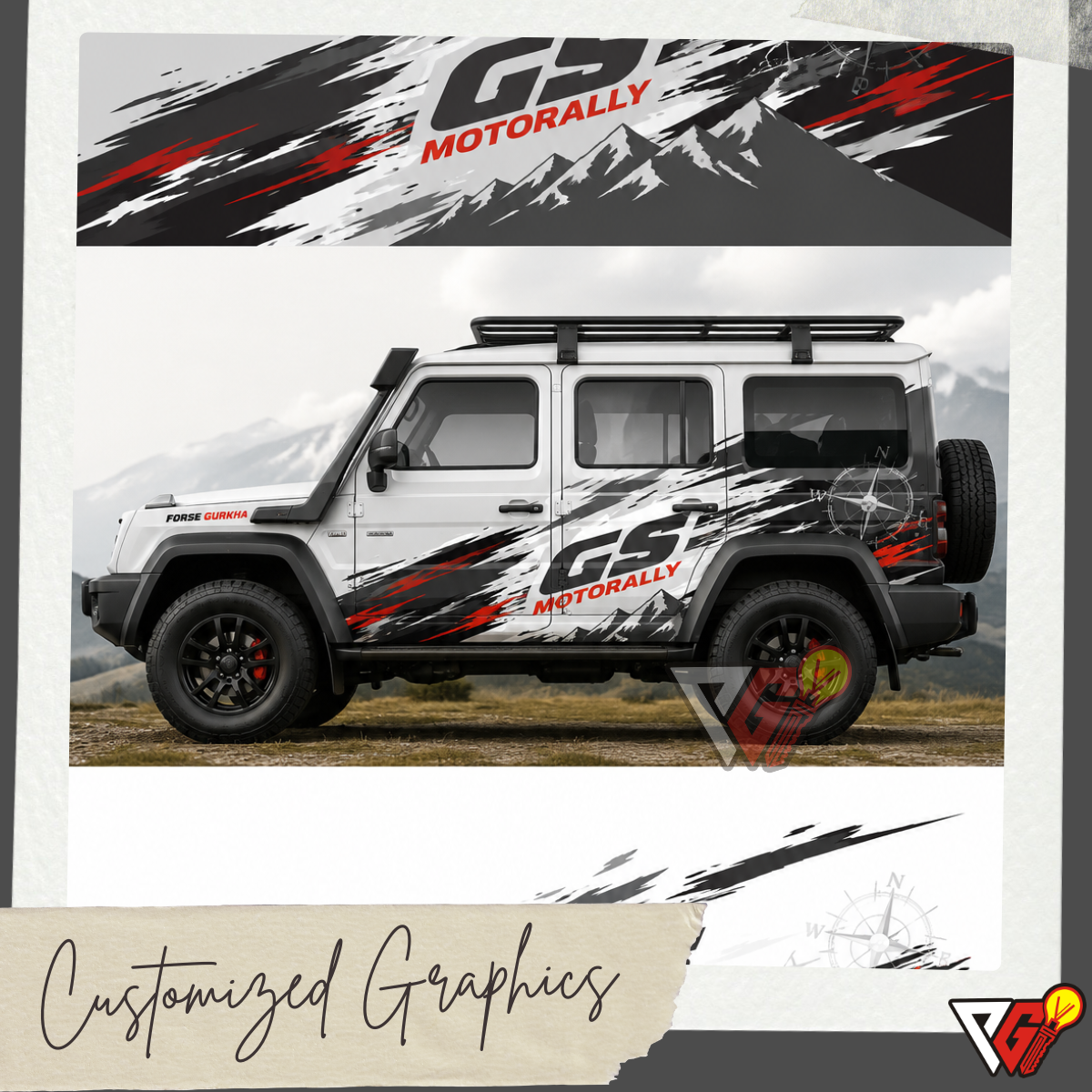 Force Gurkha - GS Motorally Wrap