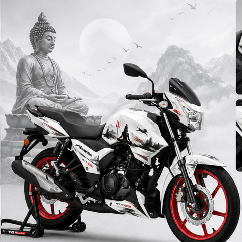 TVS Apache RTR 160 - Zen Buddha Wrap