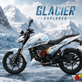 TVS Apache RTR 160 4V - Glacier Explorer Wrap