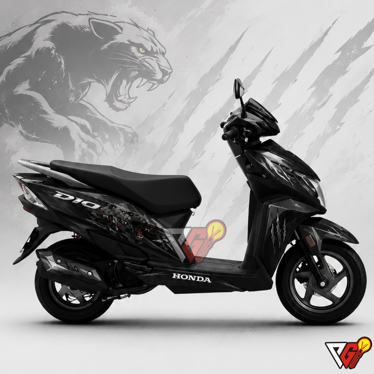 Honda Dio - Panther Wrap