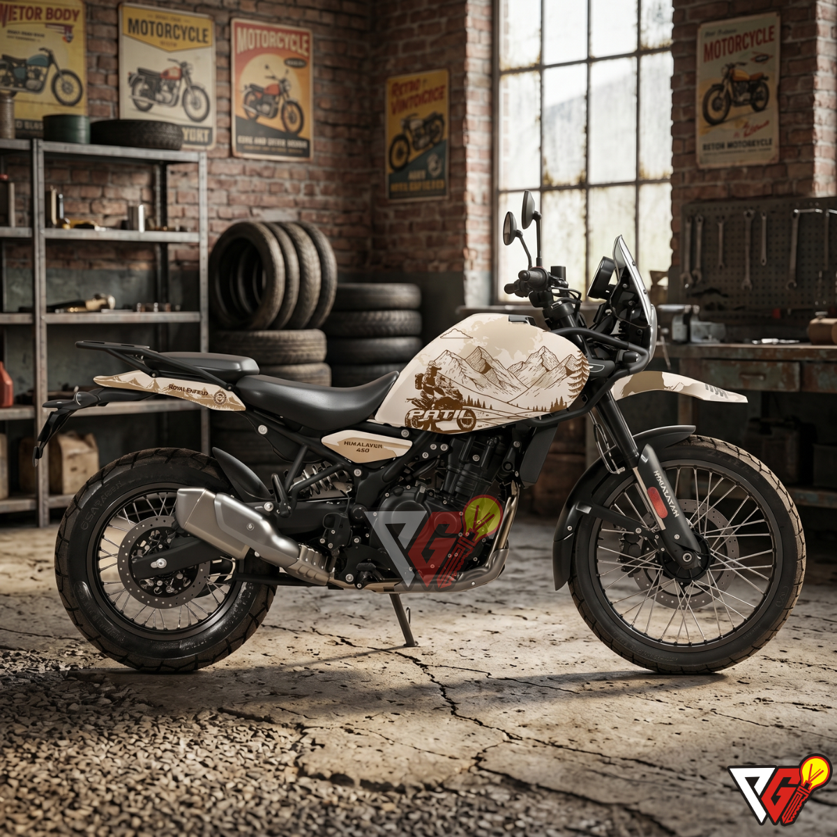 Royal Enfield Himalayan 450 - Desert Sand Wrap