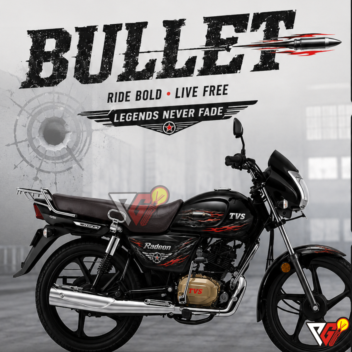 TVS Radeon - Bullet Wrap