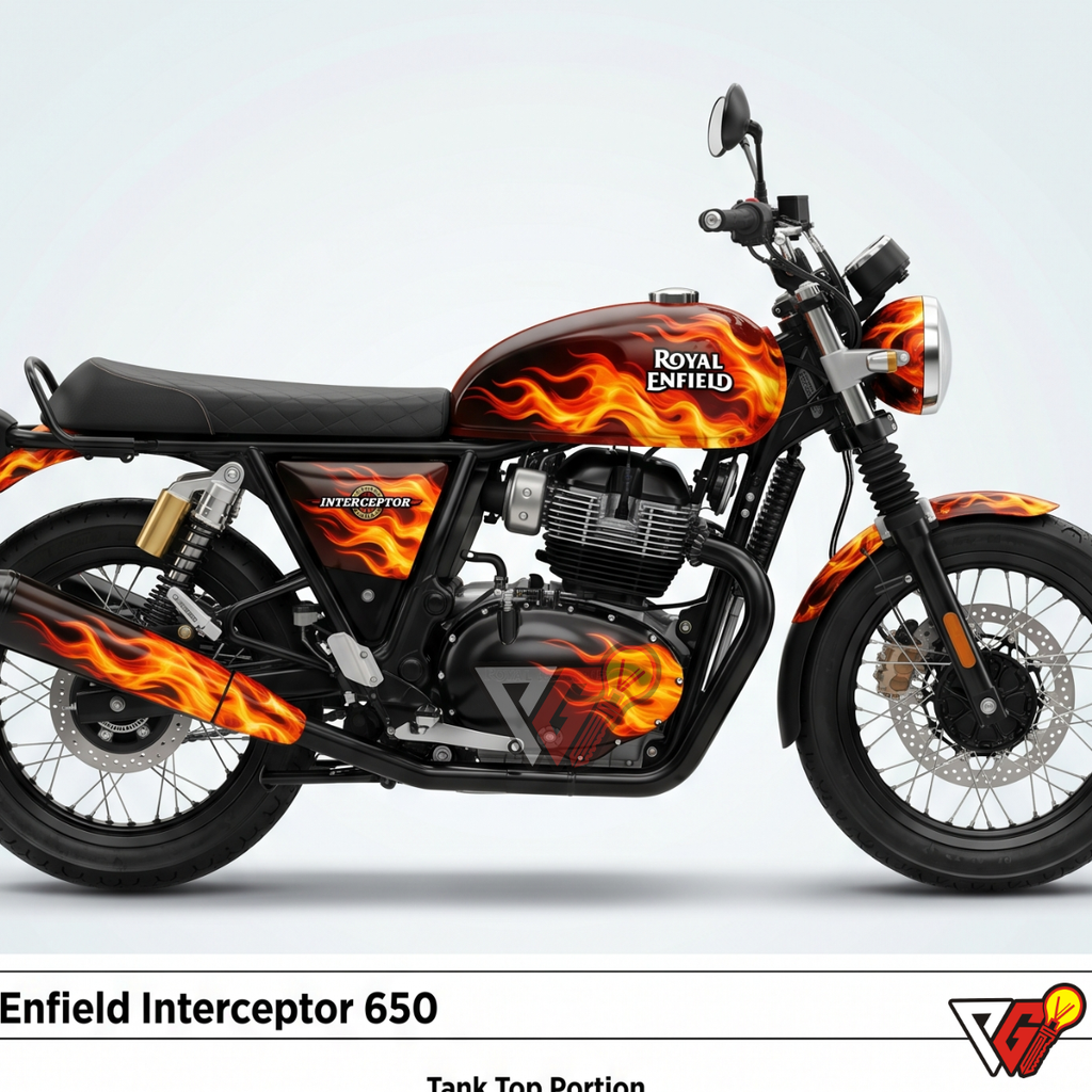 Royal Enfield Interceptor 650 - Flame Wrap