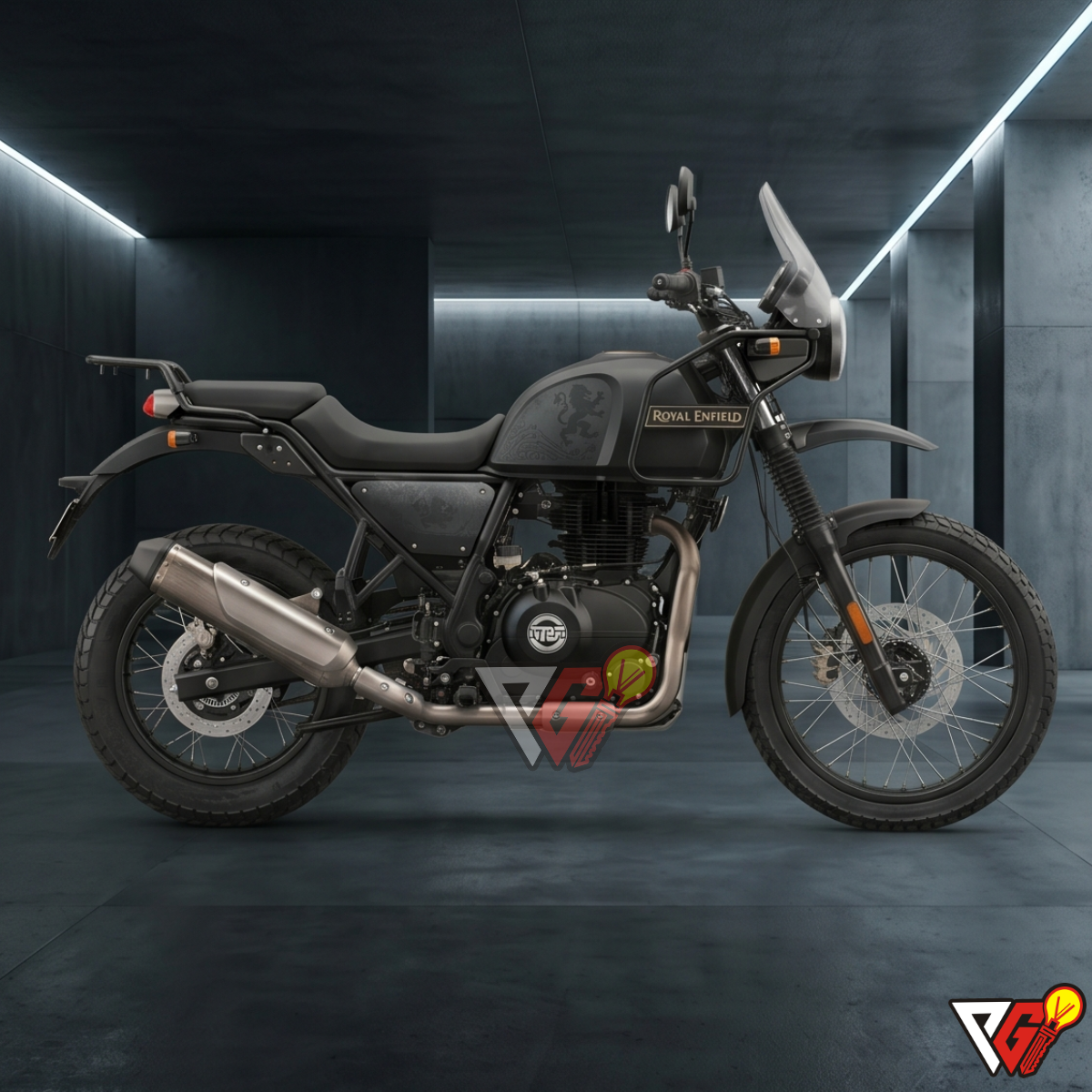 Royal Enfield Himalayan 411 - Royal Lion Black Wrap
