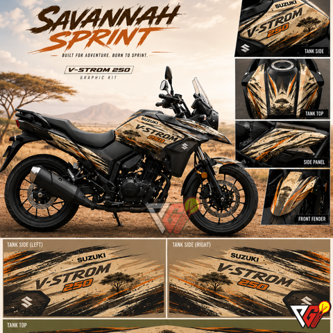 Suzuki V-Strom 250 - Savannah Sprint Wrap