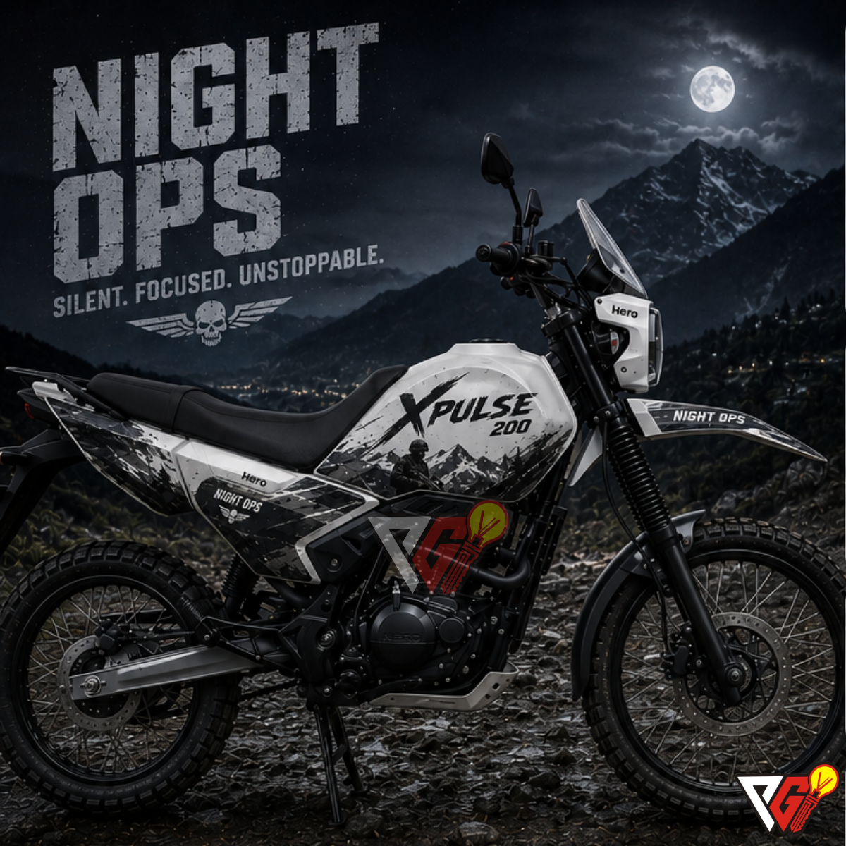 Hero Xpulse 200 Graphics Kit