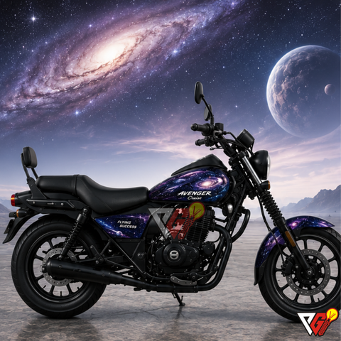 Bajaj Avenger - Cosmic Flying Success Wrap