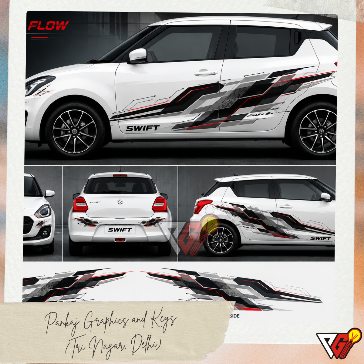 Maruti Suzuki Swift - Flow Wrap