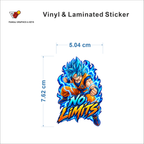 No Limits sticker size 5.04 cm x 7.62 cm