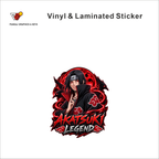 Akatsuki Legend anime sticker - matte laminated vinyl