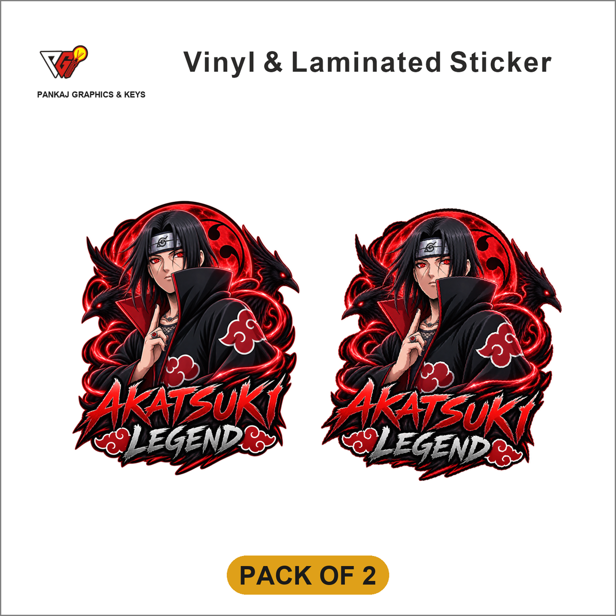 Akatsuki Legend sticker - Pack of 2