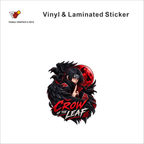 Crow of the Leaf anime sticker - matte laminated vinyl