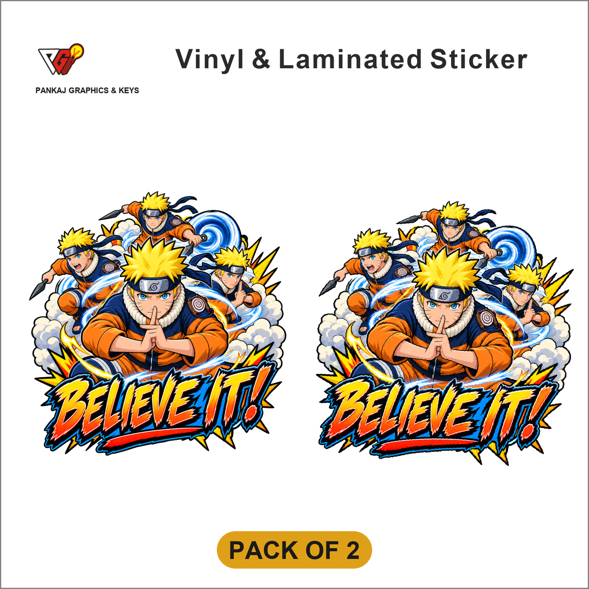 Believe It! sticker - Pack of 2