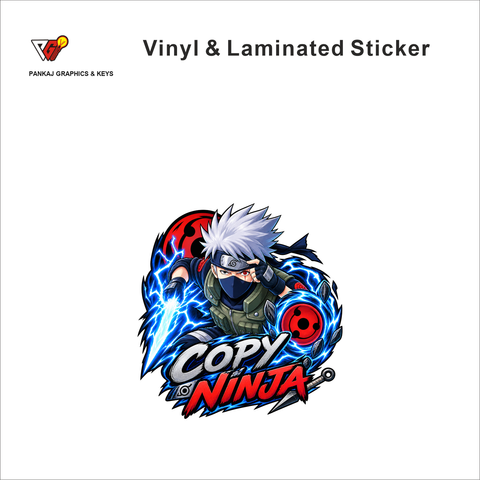 Copy Ninja anime sticker - matte laminated vinyl