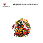 My Ninja Way anime sticker - matte laminated vinyl