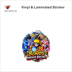 Bonds Never Break anime sticker - matte laminated vinyl