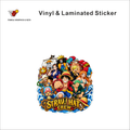 Straw Hat Crew anime sticker - matte laminated vinyl