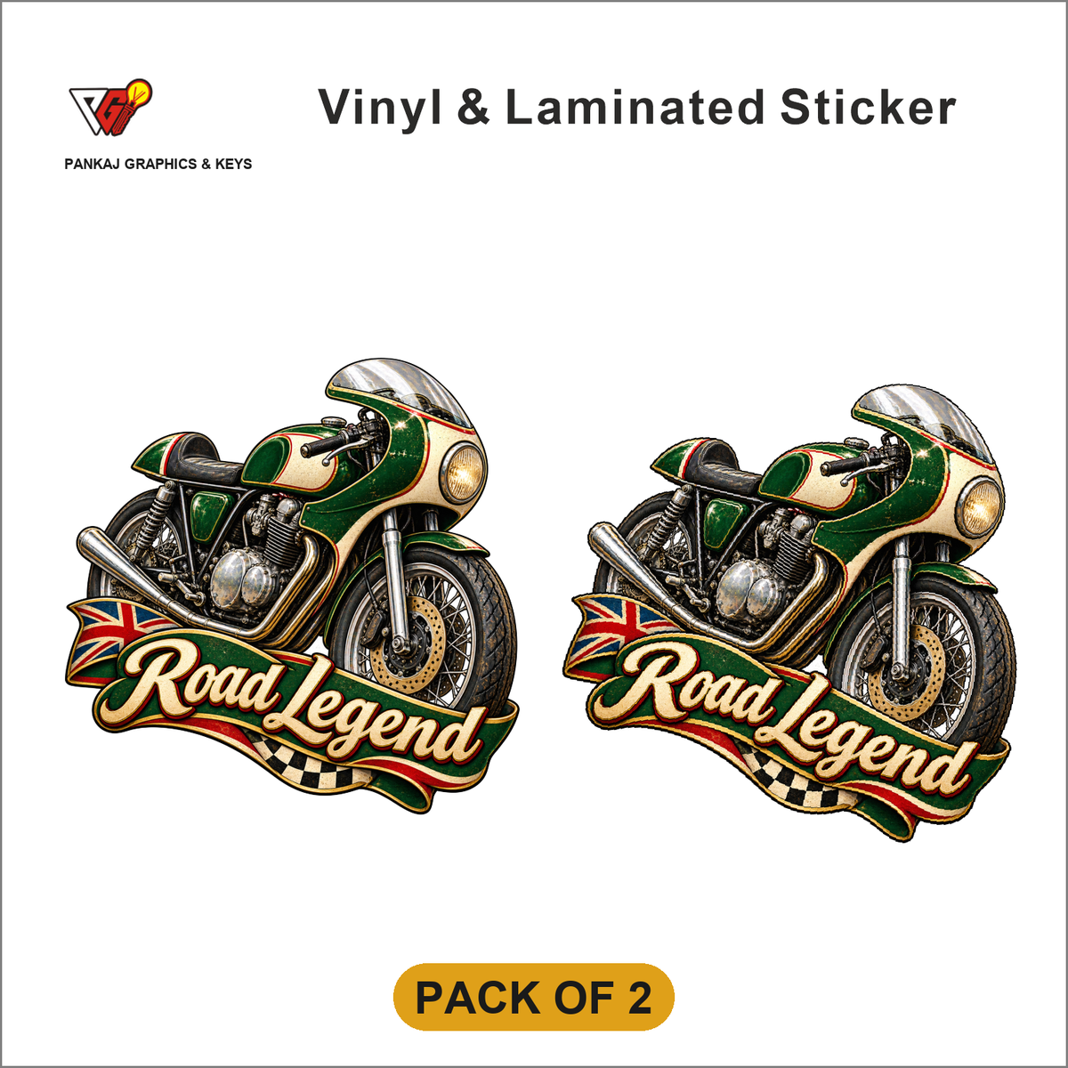Road Legend sticker - Pack of 2