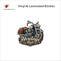 Heritage Ride vintage rider sticker - matte laminated vinyl